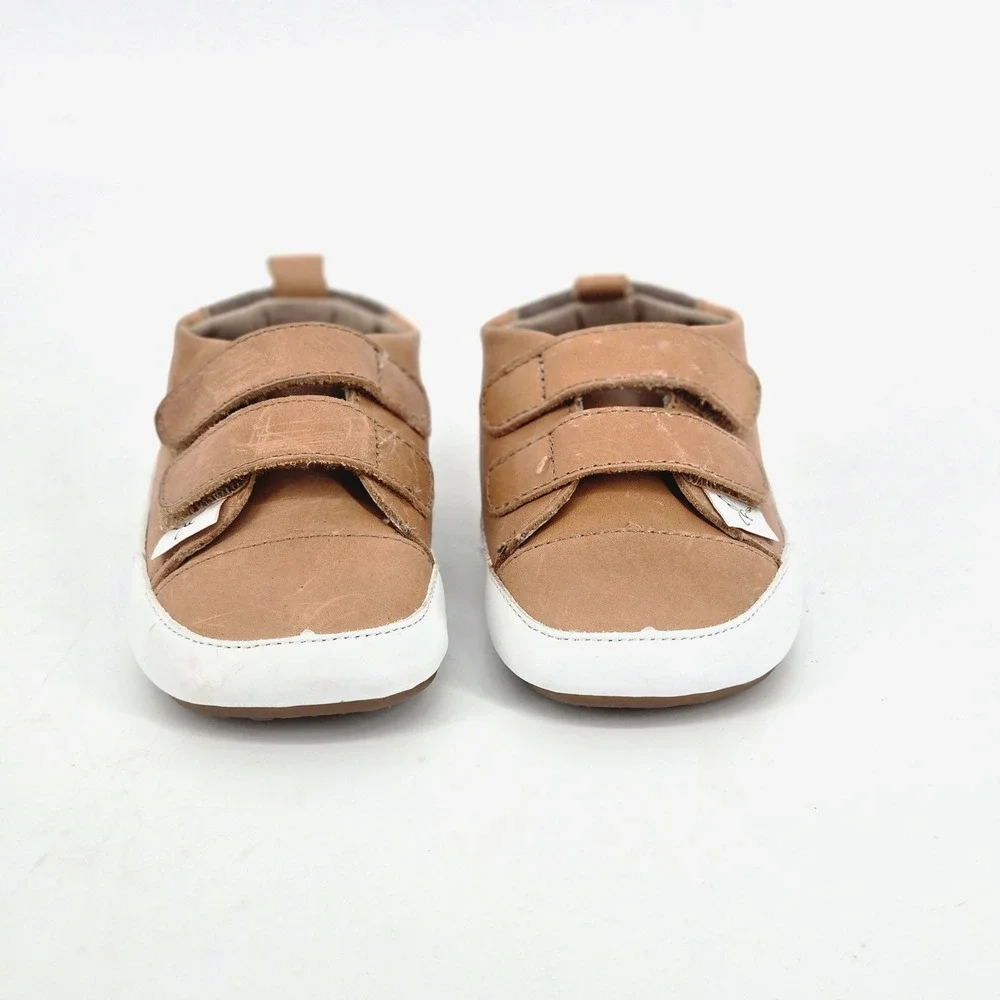 Little Love Bug Toddler Shoes Size 6 Lot Tan Used Black NWOT Barefoot Sneakers